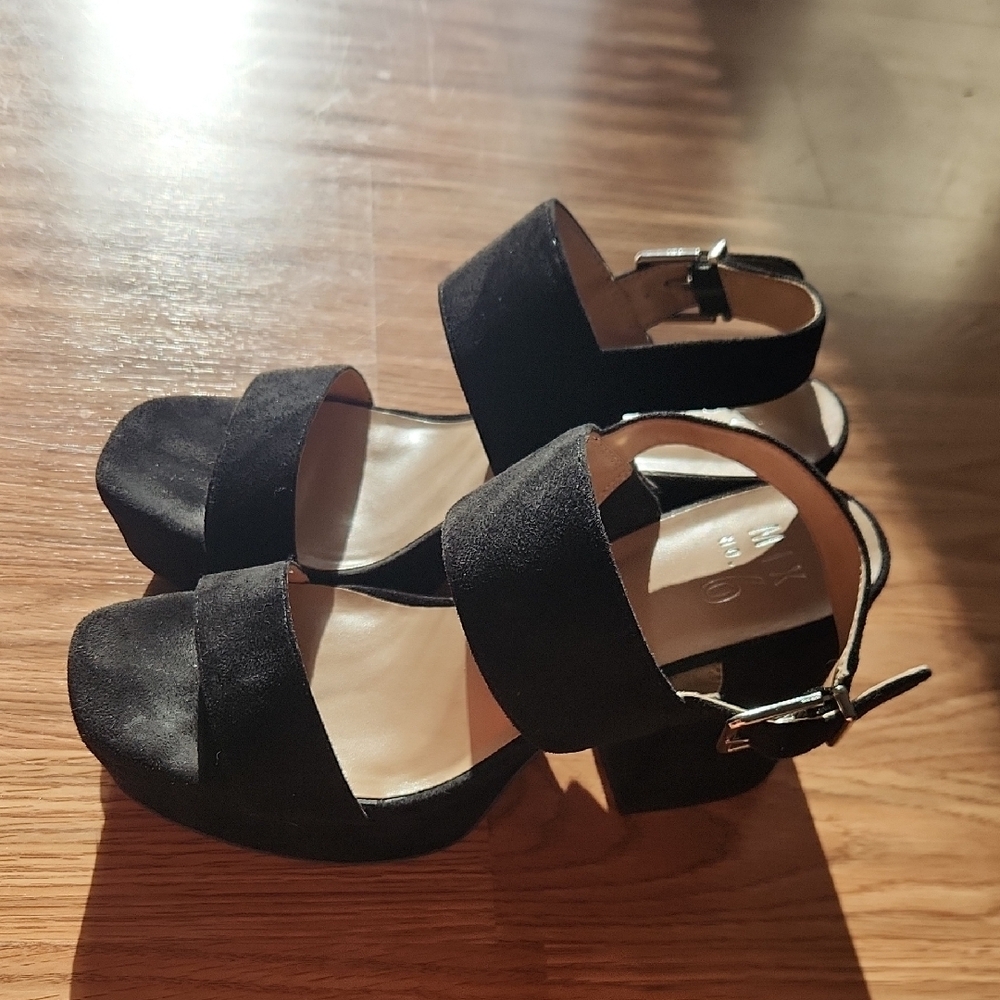 Women's Black Platform Sandals